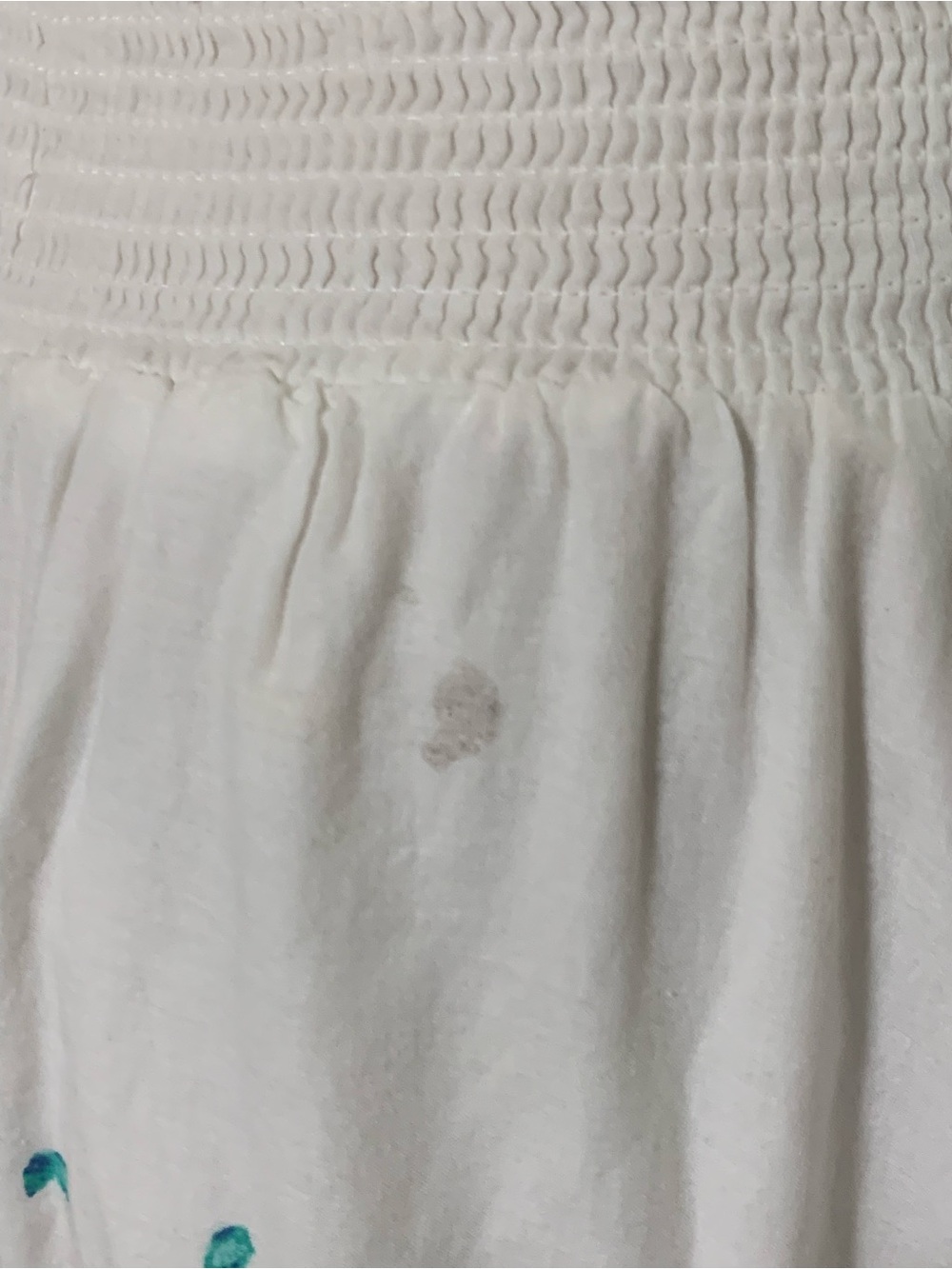 🌸 Sz M Candie's White High Low Midi Skirt with Multicolor Butterfly Print - Picture 6 of 13